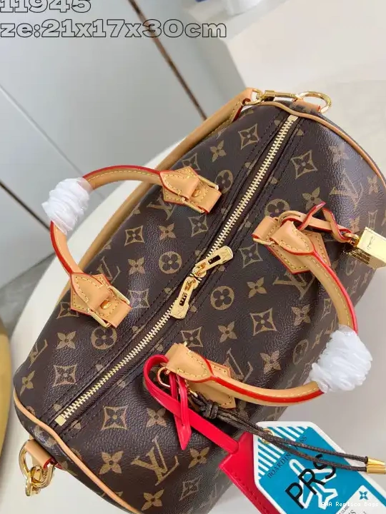 Aaa replica bags Soft 30 Vuitton Speedy Louis Crafty 0609